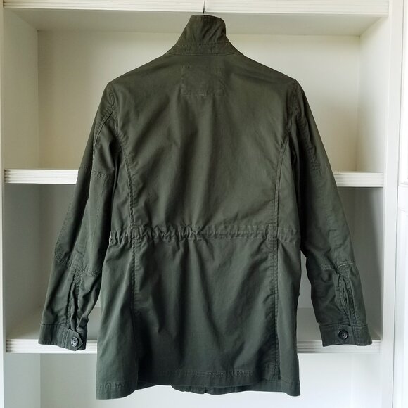 Banana Republic Factory Four Pocket Military Jacket – Mallard Green - Sz S - Picture 9 of 10